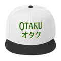 Otaku オタク embroidered snapback hat, product image 9
