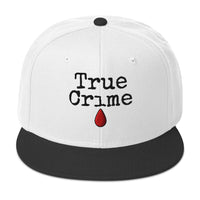 True Crime Blood Drop embroidered snapback hat, product image 9