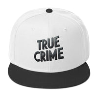 Detective Style True Crime embroidered snapback hat, product image 9