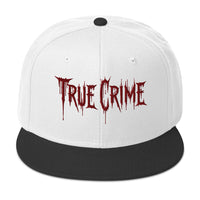Blood Drip True Crime embroidered snapback hat, product image 9