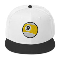 Nine Ball Billiards embroidered snapback hat, product image 9