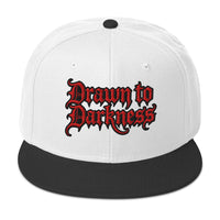 Drawn to Darkness Horror embroidered snapback hat, product image 9
