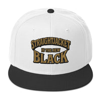 Straightjacket Is the New Black embroidered snapback hat, product image 9