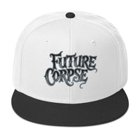 Future Corpse Horror Flat Bill embroidered snapback hat, product image 1