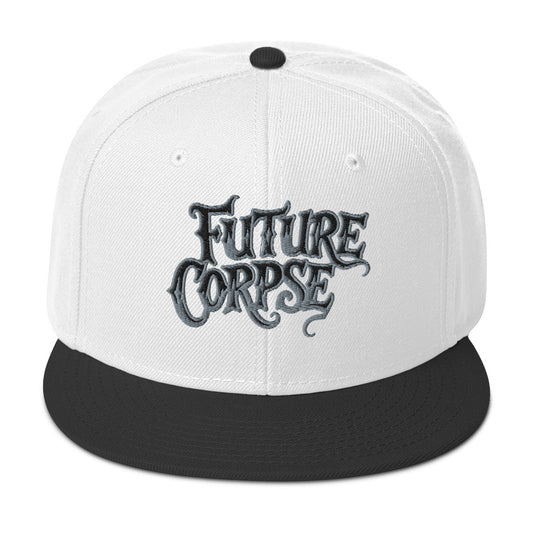 Future Corpse Horror Flat Bill embroidered snapback hat, product image 1