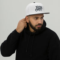 Future Corpse Horror Flat Bill embroidered snapback hat, product image 3