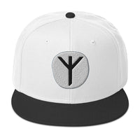 Algiz Rune embroidered snapback hat, product image 9