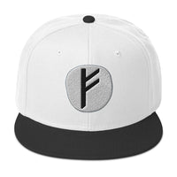 Fehu Rune embroidered snapback hat, product image 9