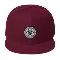 Zombie Outbreak Response Team Embroidered Flat Bill Cap embroidered snapback hat, product image 17