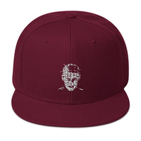 The Hell Priest Cenobite Demon Embroidered Flat Bill Cap embroidered snapback hat, product image 17