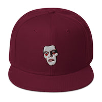 Horror Monster Pazuzu "Captain Howdy" Embroidered Flat Bill Cap embroidered snapback hat, product image 17