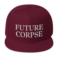 Future Corpse Goth Fashion Embroidered Flat Bill Cap embroidered snapback hat, product image 18