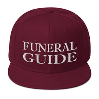 Funeral Guide Parlor Director Embroidered Flat Bill Cap embroidered snapback hat, product image 17