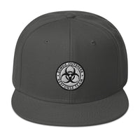 Zombie Outbreak Response Team Embroidered Flat Bill Cap embroidered snapback hat, product image 27