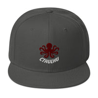 The Call of Cthulhu Horror Fiction Embroidered Flat Bill Cap embroidered snapback hat, product image 28