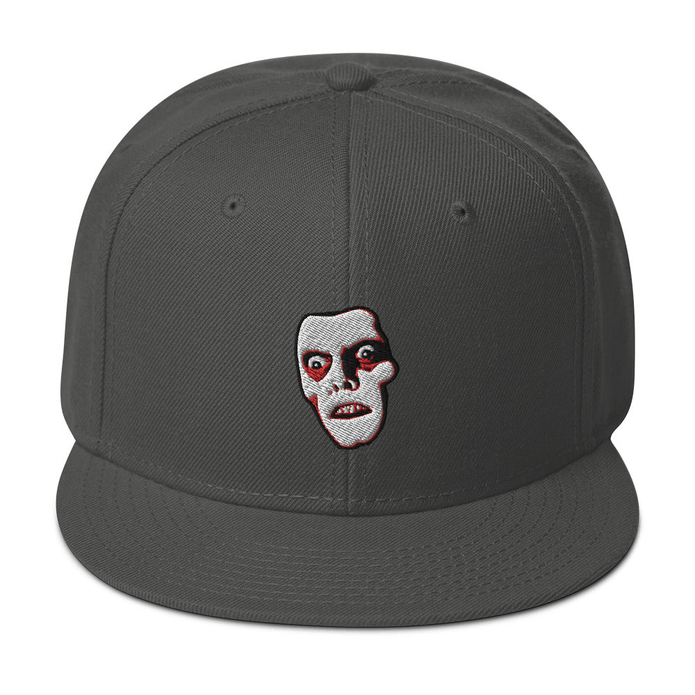 Horror Monster Pazuzu "Captain Howdy" Embroidered Flat Bill Cap Snapback Hat