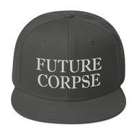 Future Corpse Goth Fashion Embroidered Flat Bill Cap embroidered snapback hat, product image 27