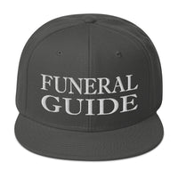 Funeral Guide Parlor Director Embroidered Flat Bill Cap embroidered snapback hat, product image 27