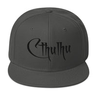White Call of Cthulhu The Great Old Ones Embroidered Flat Bill Cap embroidered snapback hat, product image 28