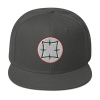 Ancient Japanese Symbol Embroidered Samurai Flat Bill Cap embroidered snapback hat, product image 27
