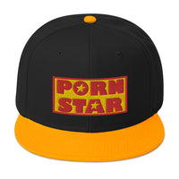Occupation Porn Star Logo Embroidered Flat Bill Cap embroidered snapback hat, product image 15