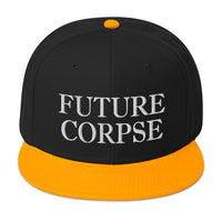 Future Corpse Goth Fashion Embroidered Flat Bill Cap embroidered snapback hat, product image 16