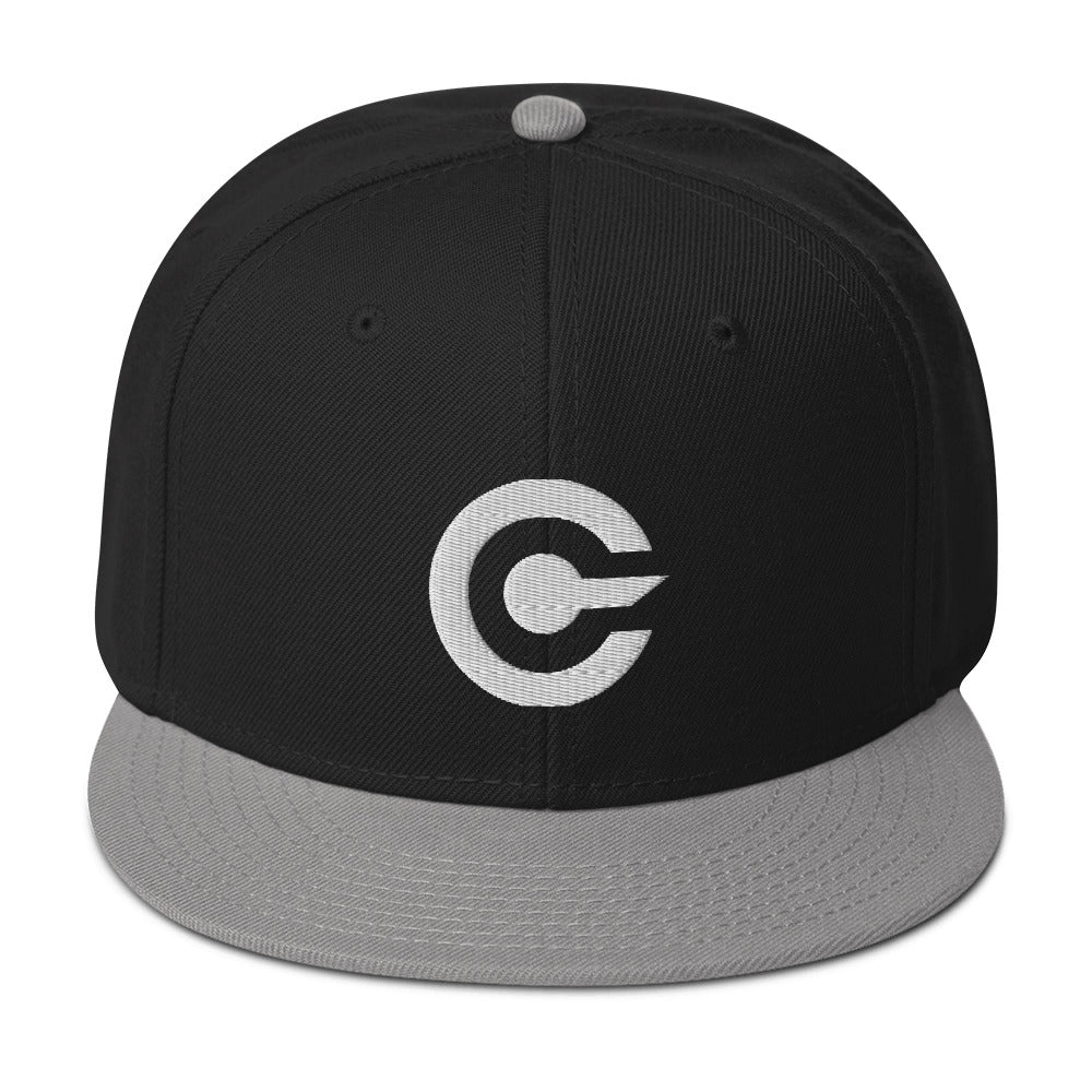 Cryptocurrency Symbol Digital Money Embroidered Flat Bill Cap Snapback Hat