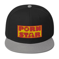 Occupation Porn Star Logo Embroidered Flat Bill Cap embroidered snapback hat, product image 11