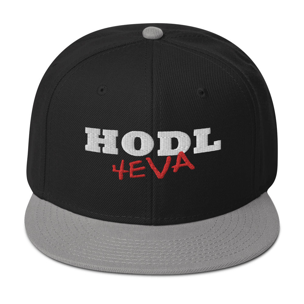 HODL Diamond Hands Your Crypto 4Eva Bitcoin Ethereum Flat Bill Cap Snapback Hat