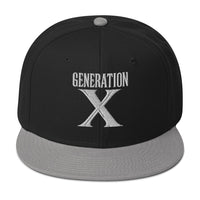 Generation X Retro embroidered snapback hat, product image 6