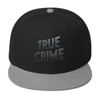 Detective Style True Crime embroidered snapback hat, product image 7