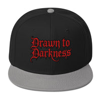Drawn to Darkness Horror embroidered snapback hat, product image 6