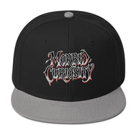 Morbid Curiosity Horror embroidered snapback hat, product image 7