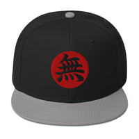 Void Kanji 無 (Mu) Flat Bill embroidered snapback hat, product image 6