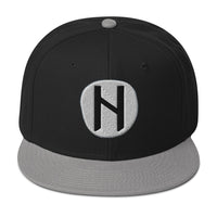 Hagalaz Rune embroidered snapback hat, product image 6
