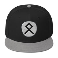 Othala Rune embroidered snapback hat, product image 6