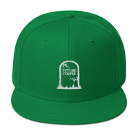 Tomb Stone Future Corpse Embroidered Flat Bill Cap embroidered snapback hat, product image 29