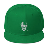 The Hell Priest Cenobite Demon Embroidered Flat Bill Cap embroidered snapback hat, product image 29