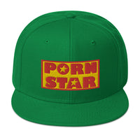 Occupation Porn Star Logo Embroidered Flat Bill Cap embroidered snapback hat, product image 29