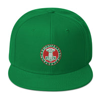 Odin Hammer Viking Runes Embroidered Flat Bill Cap embroidered snapback hat, product image 29