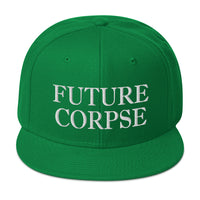 Future Corpse Goth Fashion Embroidered Flat Bill Cap embroidered snapback hat, product image 29