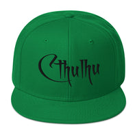 White Call of Cthulhu The Great Old Ones Embroidered Flat Bill Cap embroidered snapback hat, product image 30