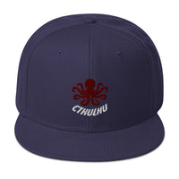 The Call of Cthulhu Horror Fiction Embroidered Flat Bill Cap embroidered snapback hat, product image 20