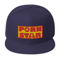 Occupation Porn Star Logo Embroidered Flat Bill Cap embroidered snapback hat, product image 19