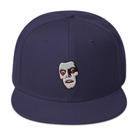 Horror Monster Pazuzu "Captain Howdy" Embroidered Flat Bill Cap embroidered snapback hat, product image 19