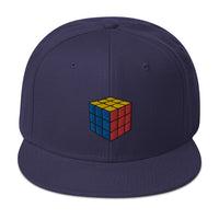 Gaming Speed Cube Puzzle Box Embroidered Flat Bill Cap embroidered snapback hat, product image 20
