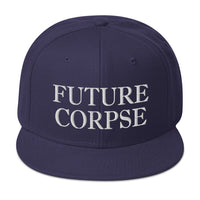 Future Corpse Goth Fashion Embroidered Flat Bill Cap embroidered snapback hat, product image 20