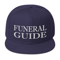 Funeral Guide Parlor Director Embroidered Flat Bill Cap embroidered snapback hat, product image 19