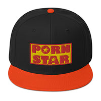 Occupation Porn Star Logo Embroidered Flat Bill Cap embroidered snapback hat, product image 9