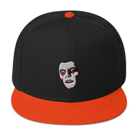 Horror Monster Pazuzu "Captain Howdy" Embroidered Flat Bill Cap embroidered snapback hat, product image 9